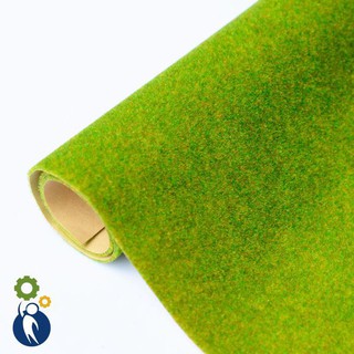 Thảm Cỏ Xanh Vàng kích thước 25x60cm, làm Mô hình trang trí tiểu cảnh sa bàn