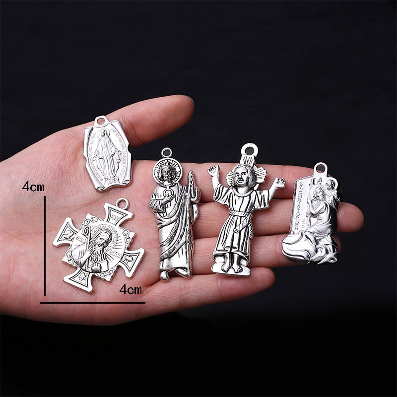 1 Mặt Dây Chuyền Hình Thánh Giá Đức Mẹ Mary