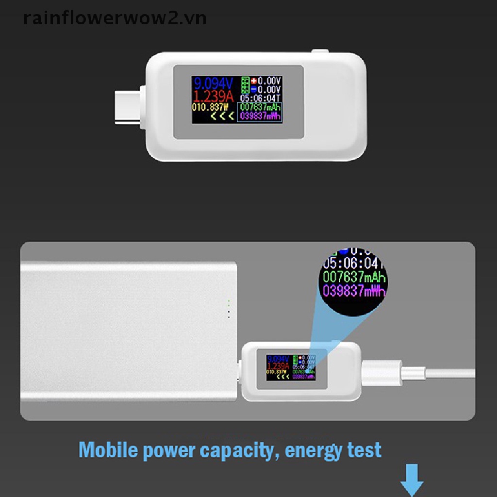 Máy đo điện áp USB Type-c 10 trong 1