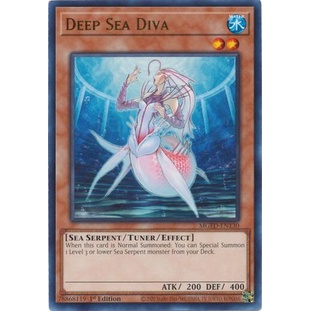 Thẻ bài Yugioh - TCG - Deep Sea Diva / MGED-EN130'