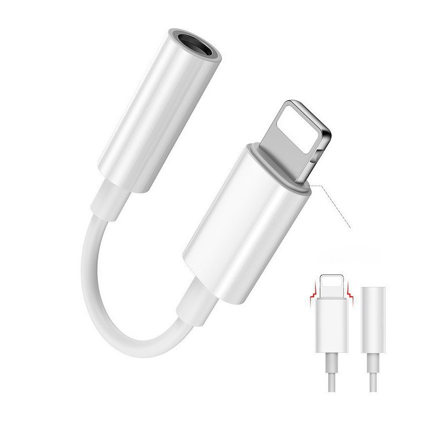 Cáp chuyên đổi từ iphone (lightning) sang jack tai nghe (3.5)