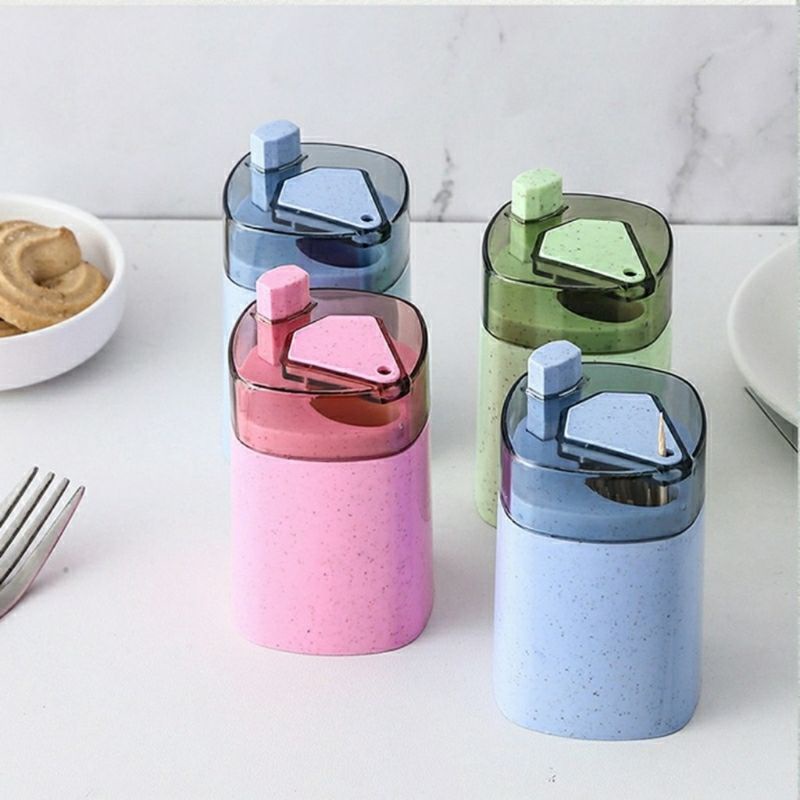 Hộp Đựng Tăm Lúa Mạch Cao Cấp