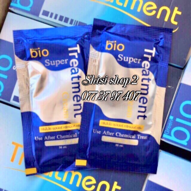 💐Ủ tóc Bio 1 gói 30g siêu mượt Bio Treatment Thái Lan