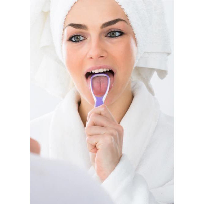 Dụng cụ cạo lưỡi DONTODENT sạch sẽ cho hơi thở thơm mát