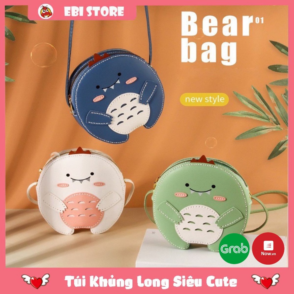 [Xả Lỗ] Túi Handmade Hình Khủng Long ❤️ FREESHIP ❤️ Set nguyên liệu DIY làm túi đeo chéo hoạt hình Dễ Thương ❤️