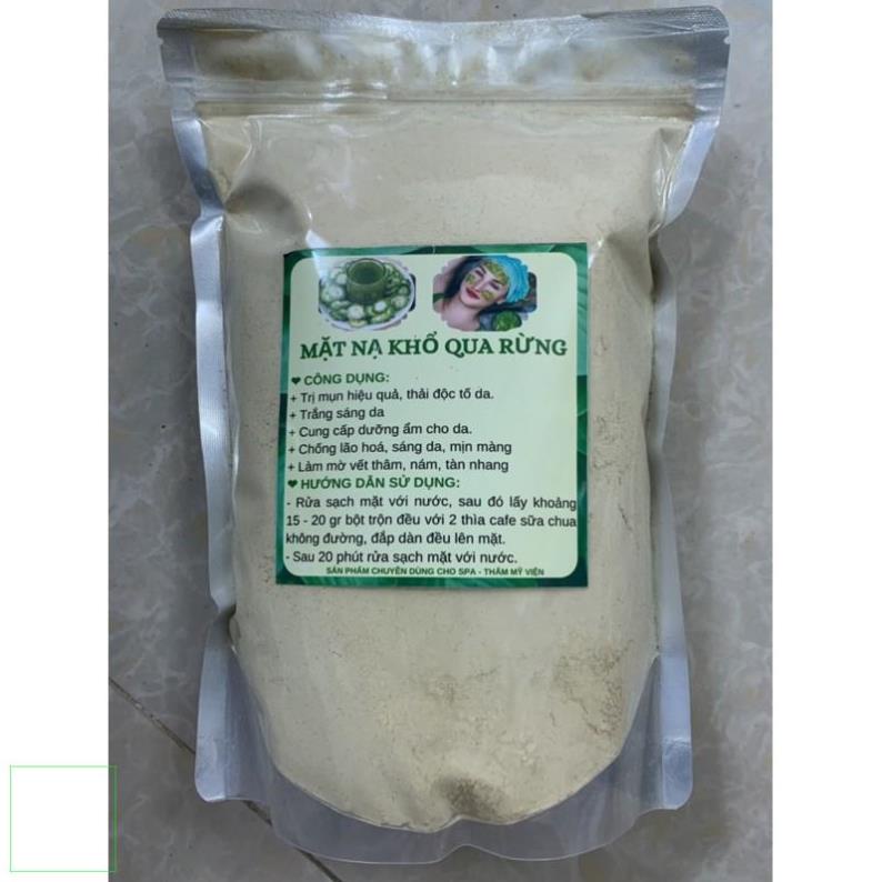 1kg bột mặt nạ mướp đắng, khổ qua rừng handmade