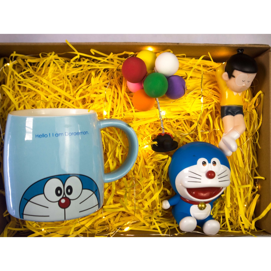 Quà Tặng Sinh Nhật, Cốc Gốm Sứ Hình Doraemon Và Các Nhân Vật Trong Truyện Tranh Doraemon, Món Quà Ý Nghĩa Dành Cho Bé