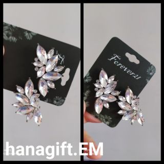 [Hana Gift] Khuyên đá bản to siêu sáng đẹp