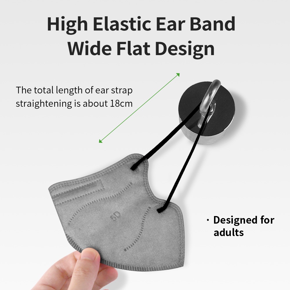 Mặt Nạ Bảo Vệ 5D Kn95 5 Lớp FFP2 Bảo Vệ Tiện Dụng Dành Cho Người Lớn