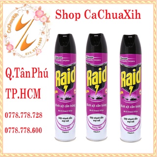 Bình xịt côn trùng Raid hương cam chanh 660ml