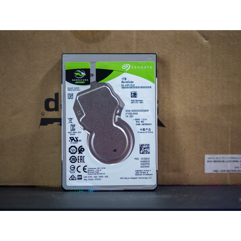 Ổ Cứng HDD Laptop Seagate BarraCuda 1TB 2.5 inch SATA III
