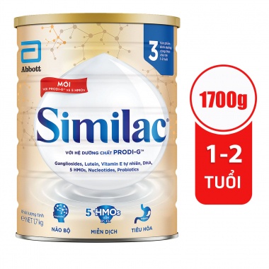 1 Lon Sữa Bột Similac 3 HMO 1,7kg