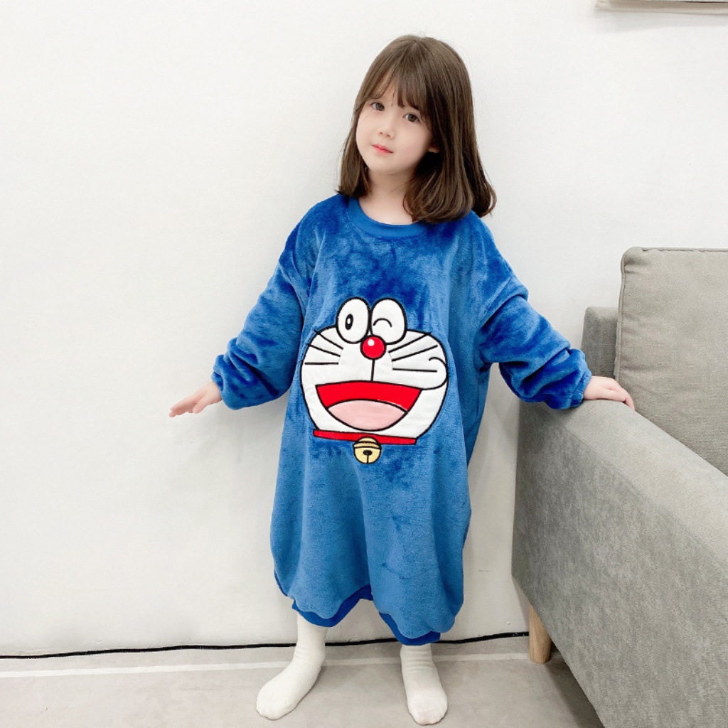 Túi ngủ cho bé Áo ngủ cho bé mùa đông đi học phòng đạp chăn chống cảm lạnh Gold Kids312