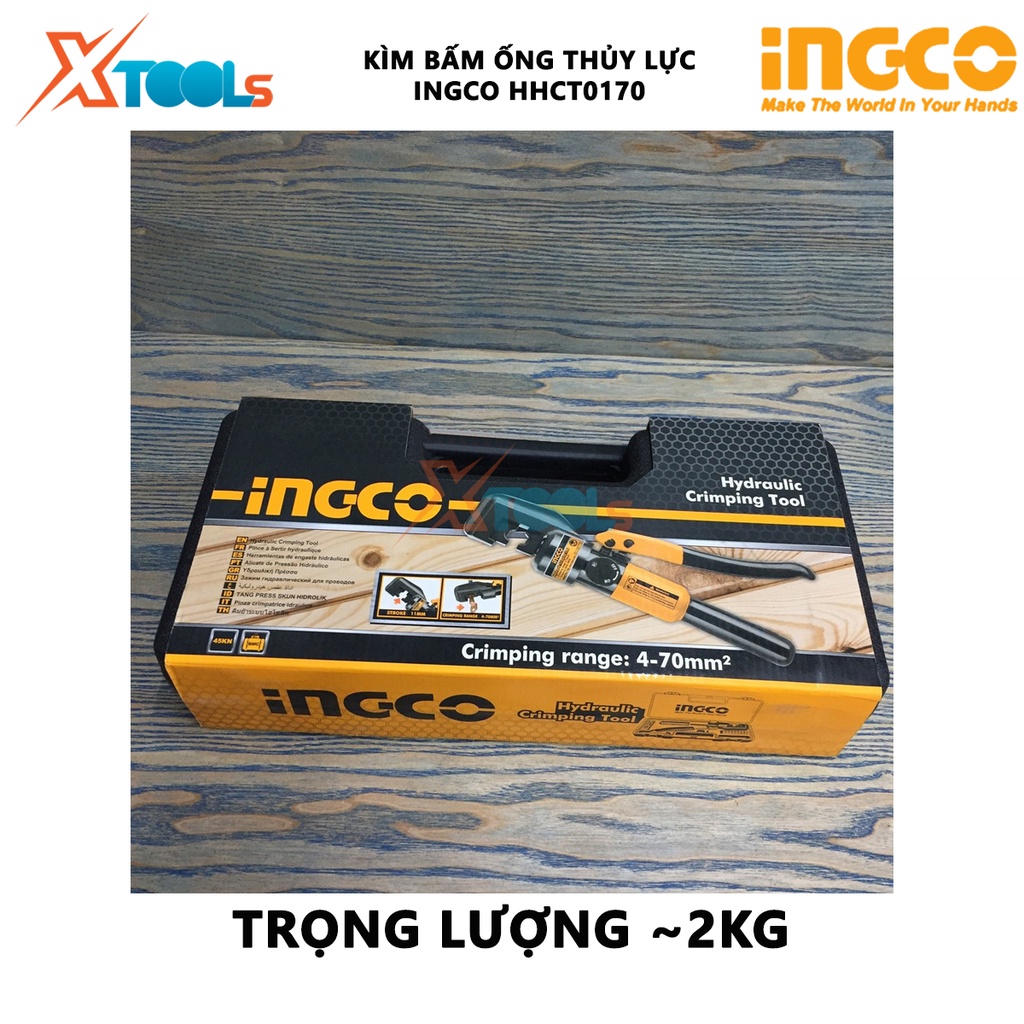 Kìm uốn ống thủy lực INGCO HHCT0170