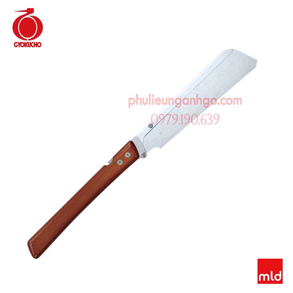 Cưa gập 1 lưỡi chuyên làm mộng, hiệu Gyokucho, dòng Dozuki Fugaku 240mm, Mã RZ111 [MADE IN JAPAN]