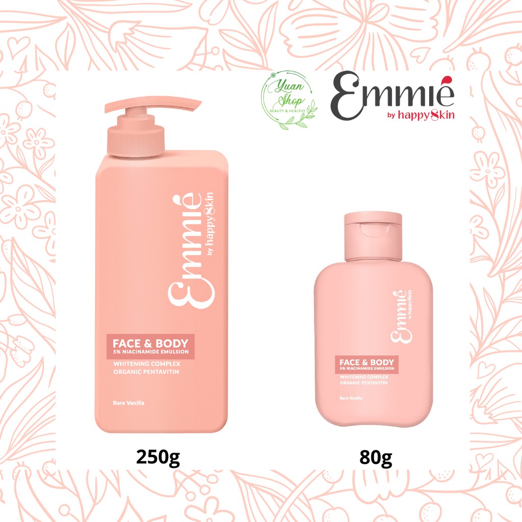 Kem Dưỡng Sáng Da Cho Mặt Và Cơ Thể Emmié Face & Body Emulsion 5% Niacinamide