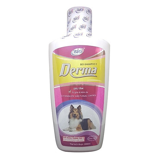 Sữa Tắm Bio Derma (200ml) Trị Ghẻ, Nấm Da Chó Mèo