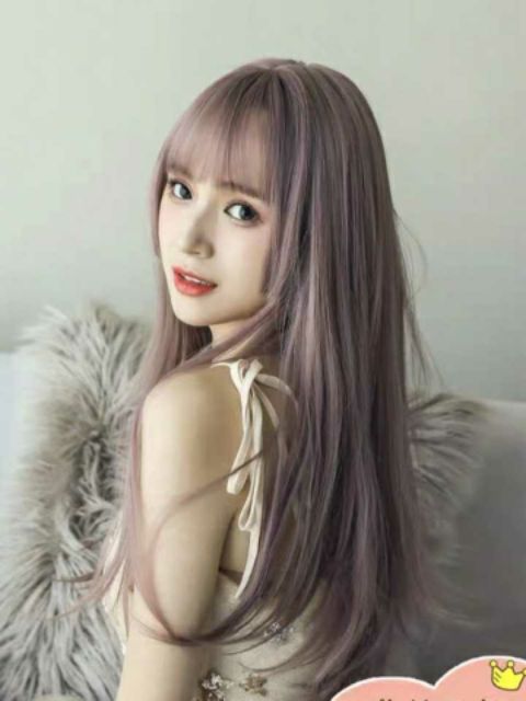 Tóc giả hồng khói