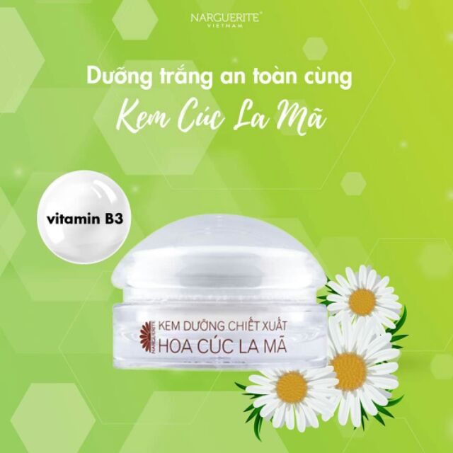 KEM FACE DƯỠNG TRẮNG DA CÚC LA MÃ (15gr)