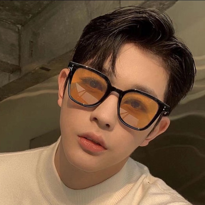 Đen Kính Mát Gọng Kim Loại 0~4.0 Chống Tia UV Cho Nam Và Nữ