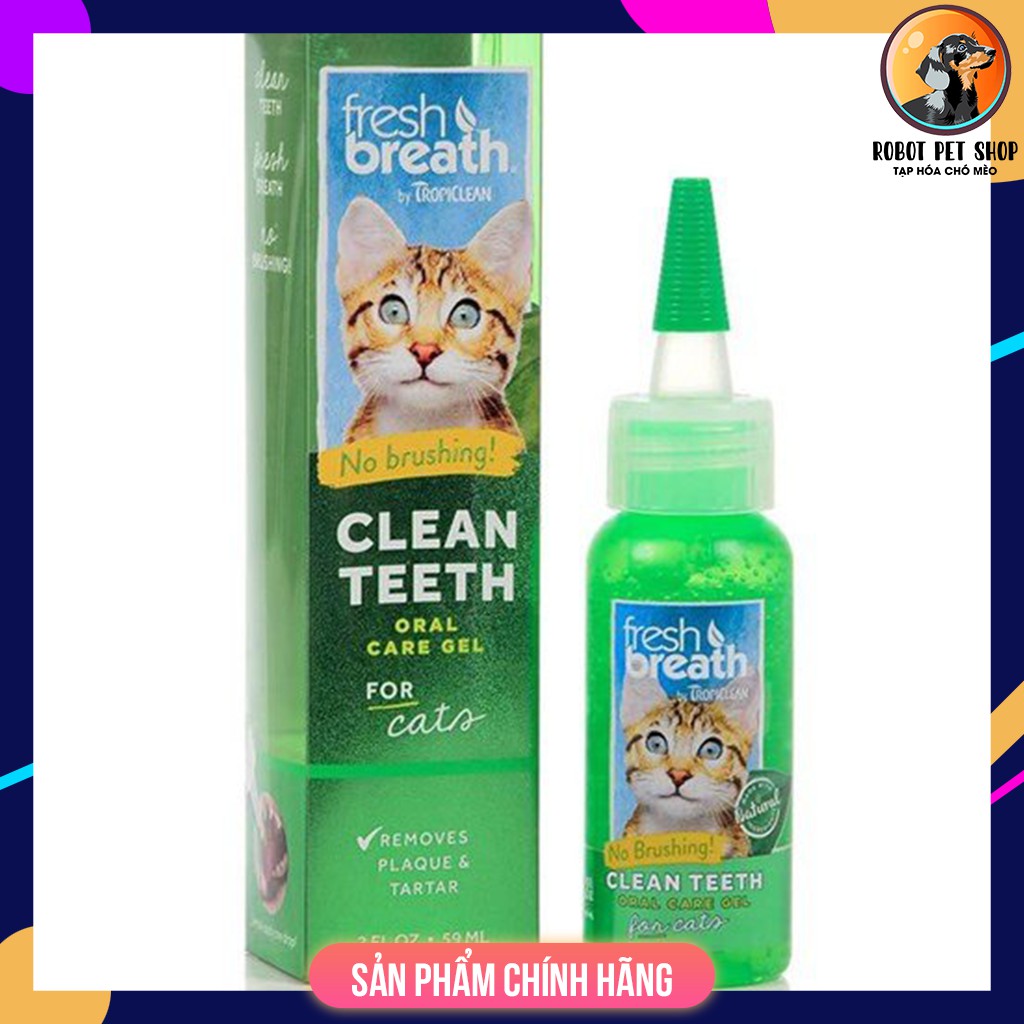 GEL TROPICLEAN - Đặc trị mảng bám cao răng cho chó mèo