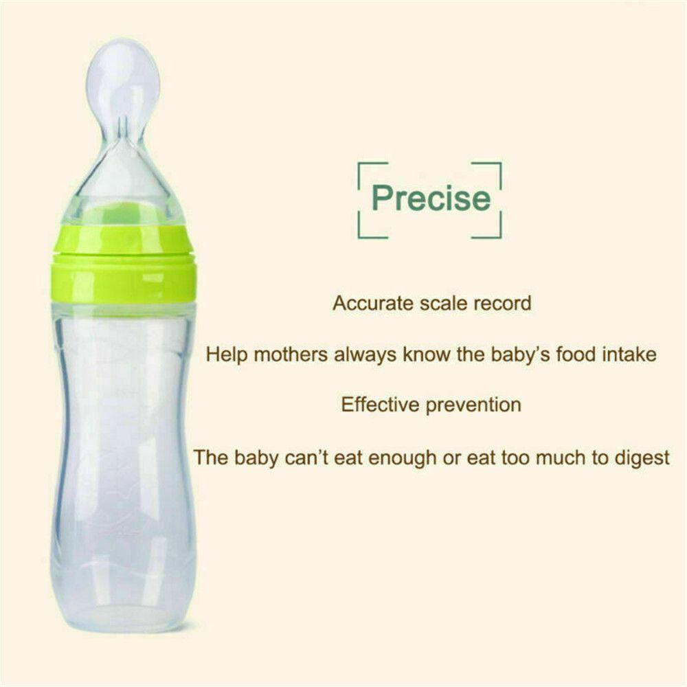 LUOL Bình Sữa Dạng Bóp Bằng Silicone Thời Trang