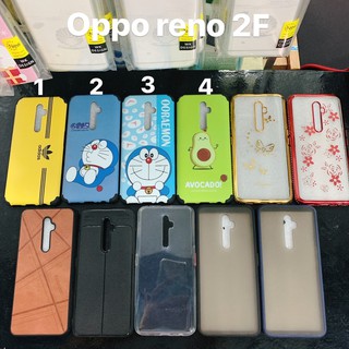 Ốp lưng Oppo reno 2f giả da, ốp hình idm, đính đá, và dẻo trong