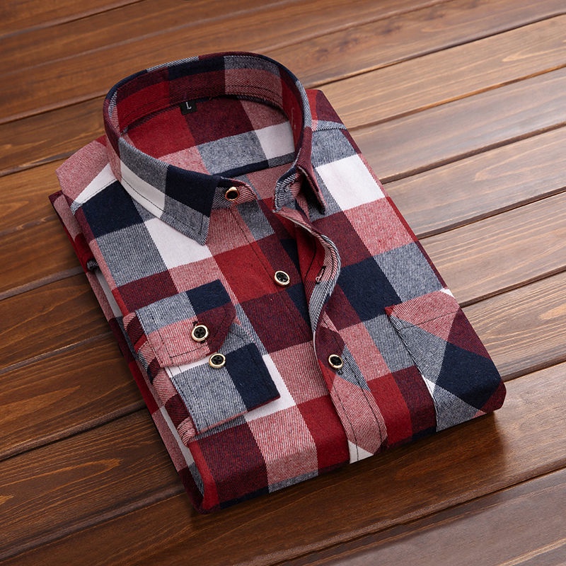 Áo Sơ Mi Tay Ngắn Kẻ Sọc Ca Rô Phối Túi Kiểu Hàn Quốc Thời Trang Xuân Thu Mã 2022