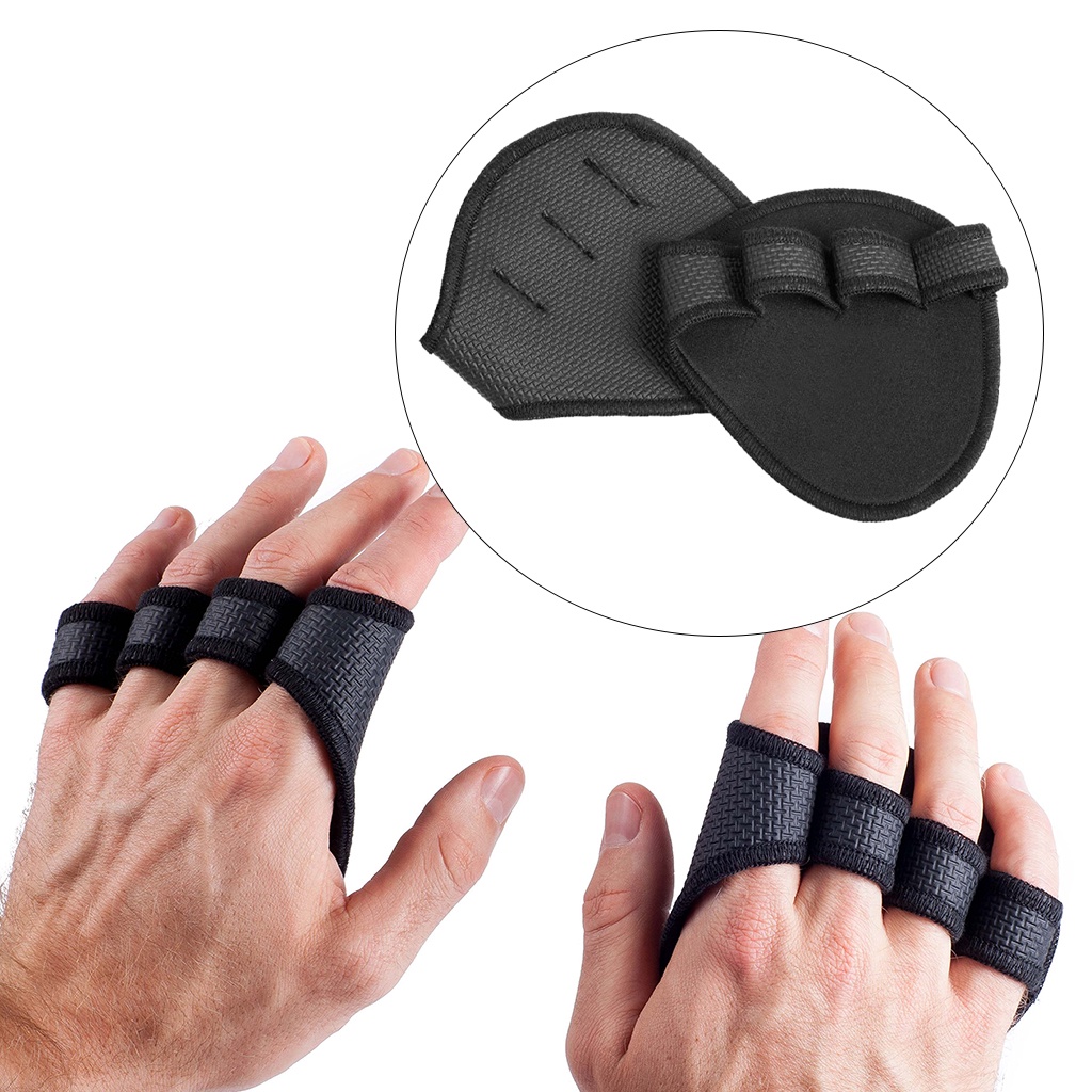 Găng tay chống trượt chống vết chai hỗ trợ nâng tạ / tập gym / thể hình hiệu quả