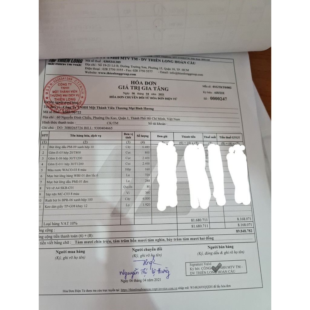 Ruột bút bi Thiên long BPR-06, nét 0.5mm  hàng có kiểm tra chất lượng và an toàn