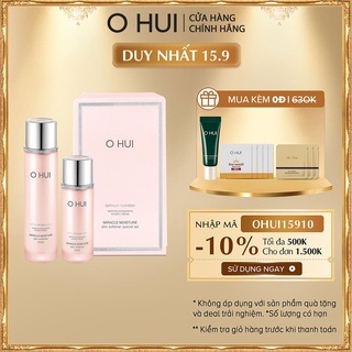 Bộ Nước cân bằng dưỡng ẩm cho da khô OHUI Miracle Moisture Skin Softener (Moist)