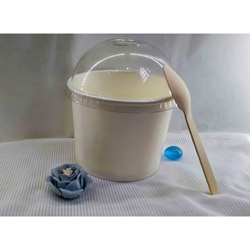 50 Tô giấy 250 ml có nắp | Tô giấy đựng cháo | Tô giấy đựng canh | Tô giấy đựng kem | Tô giấy đựng chè | Bát giấy