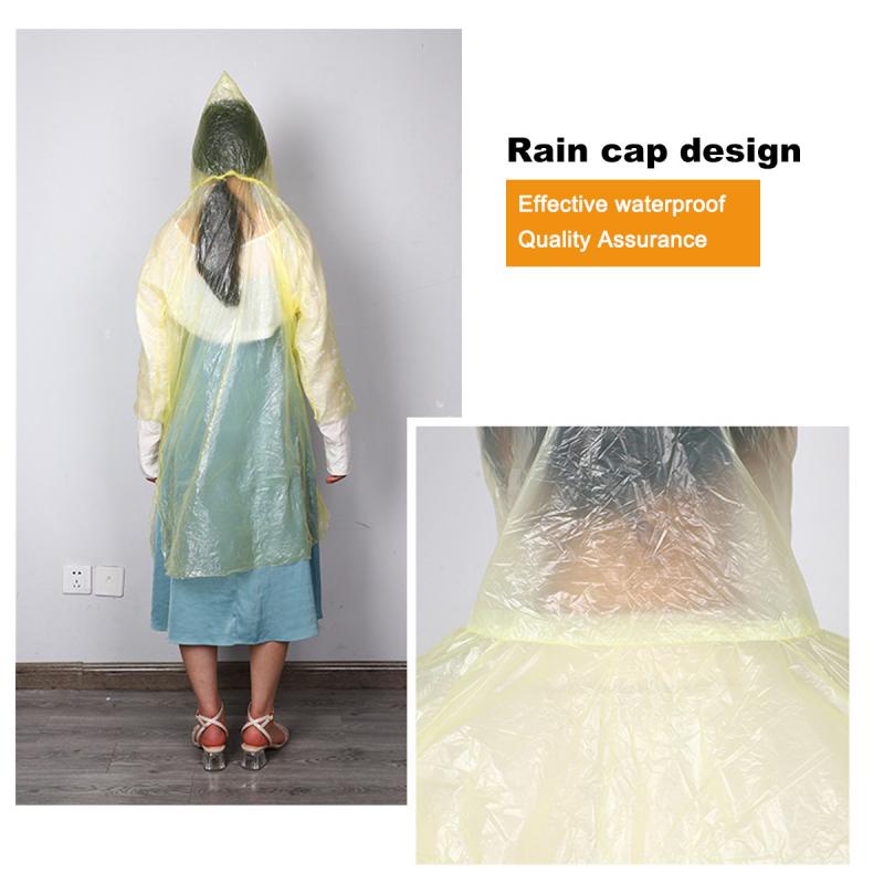 Áo mưa HdoorLink có mũ trùm đầu nhỏ gọn chống nước tiện lợi cho người lớn