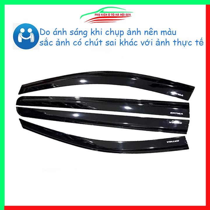 Vè che mưa cho xe ô tô Ertiga 2019-2020 vè đen bảo vệ trang trí xe