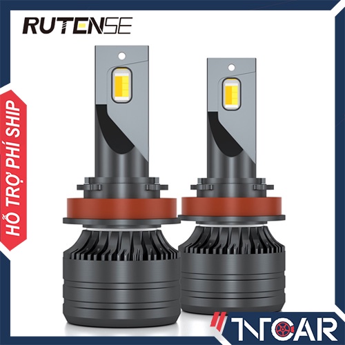 Đèn Led ô tô pha / cos / gầm RUTENSE XM70.TRI 3 chế độ màu (vàng/trung tính/trắng) chân H4/H11/HB3