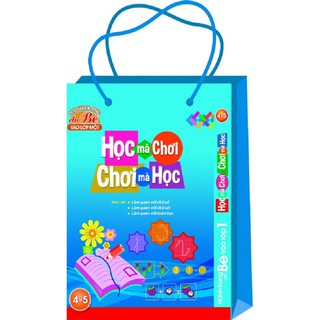 Sách: Combo Học Mà Chơi - Chơi Mà Học Dành Cho Trẻ 4-5 Tuổi ( Túi 5 Cuốn)