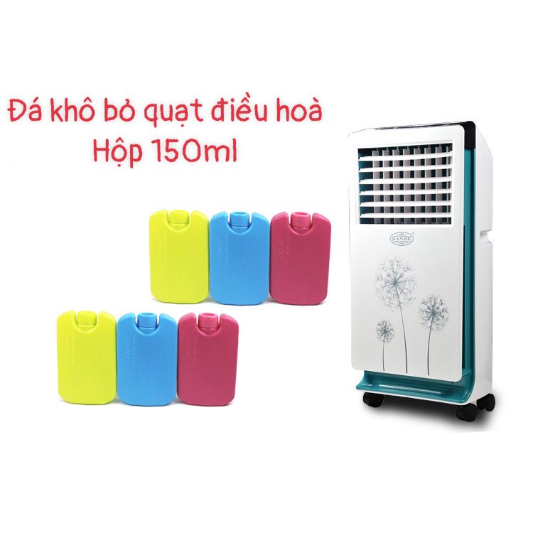 Thanh  đá khô mini 150ml dùng được quạt điều hoà, giữ lạnh sữa, đồ ăn