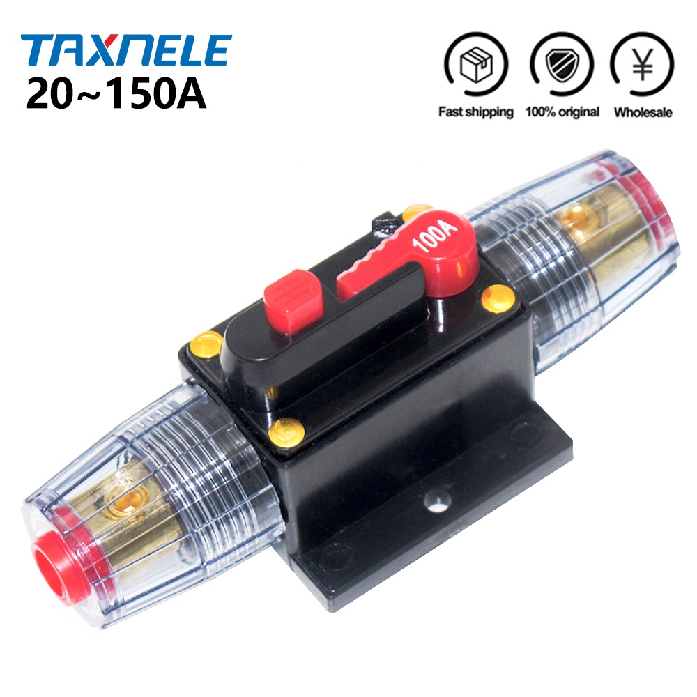 Cầu Chì Khuếch Đại Âm Thanh 50A 60A 80A 100A 150A 12V 24V DC Chuyên Dụng Cho Xe Hơi / Xe Tải