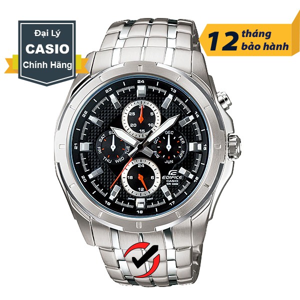 Đồng hồ nam Casio Edifice chính hãng Anh khuê EF-328D-1AVUDF - Đồng hồ 6 kim