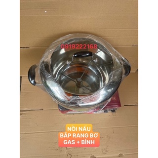 ( NỒI DÀY TO 30CM. BẾP NAMILUX ) NỒI NẤU BẮP RANG BƠ