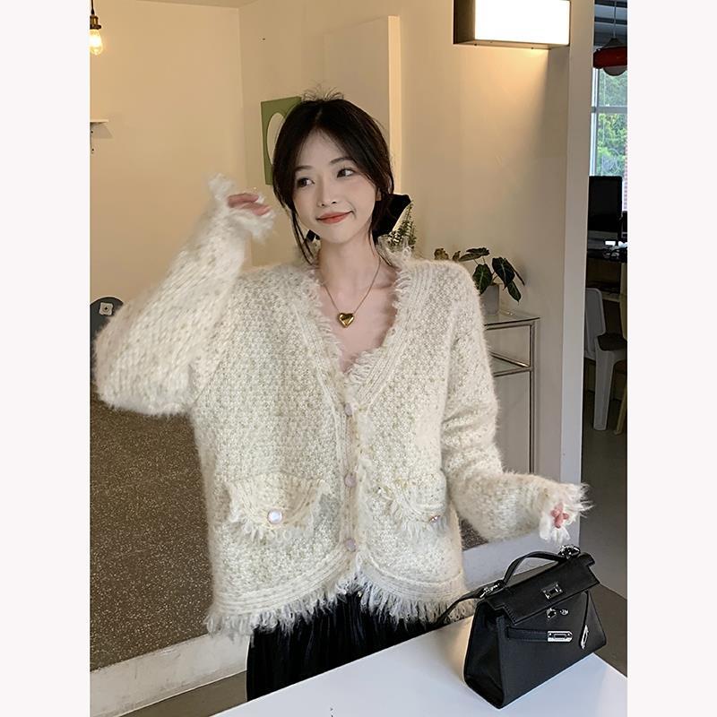 Bán Chạy!F &amp; X 2022 Áo Khoác Cardigan Dệt Kim Nhẹ Nhàng Thiết Kế Đường Phố Sang Trọng Phong Cách Mới Mùa Xuân Thu 2022
