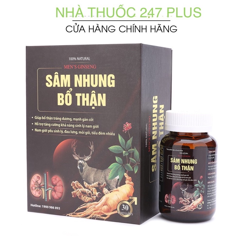 Sâm Nhung Bổ Thận cao cấp hộp carton lạnh&lt;Biếu tặng sang xịn&gt;