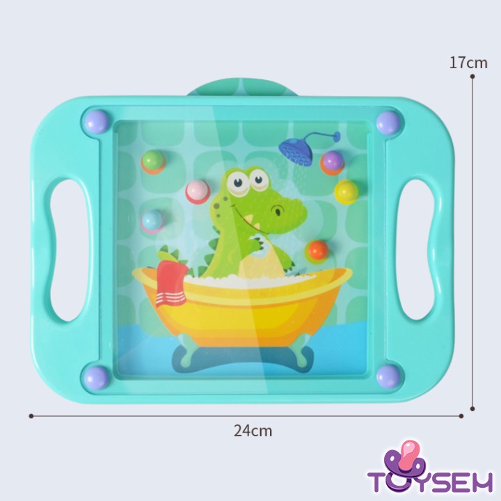 Đồ chơi lăn bi vào lỗ 6 bi loại lớn - Trò chơi Labyrinth Toysem đặt bóng thông minh cho bé - Quà tặng sinh nhật cho bé