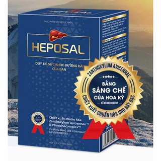 {CHÍNH HÃNG} HEPOSAL - NGHIÊN CỨU ĐỘT PHÁ CHO CÁC BỆNH NHÂN GAN - Hộp 30 viên