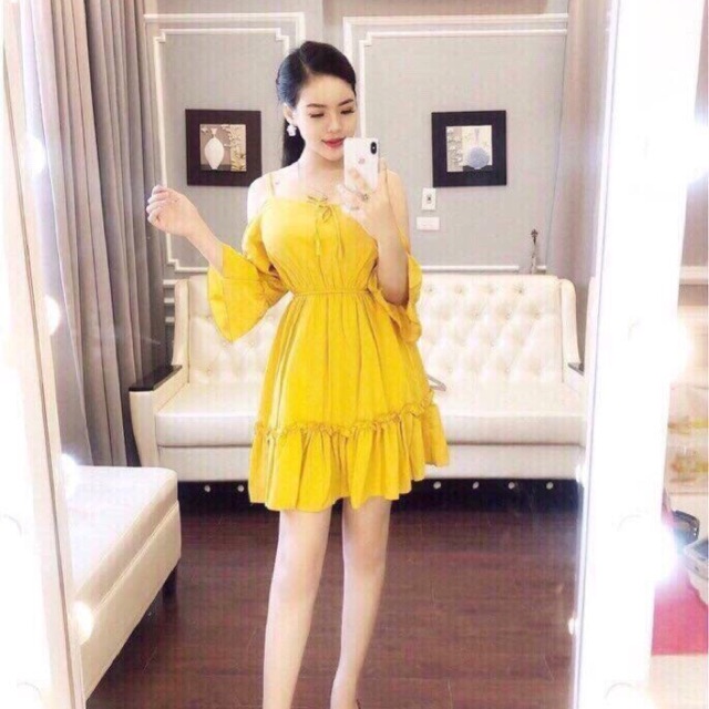 Váy bèo trễ vai