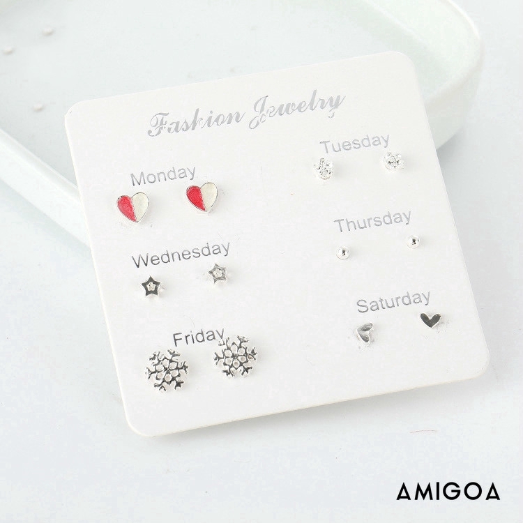 ✨✨Đôi Khuyên Tai Thời Trang Đơn Giản Tinh Tế Dùng Được Trong Một Tuần Thích Hợp Làm Quà Tặng