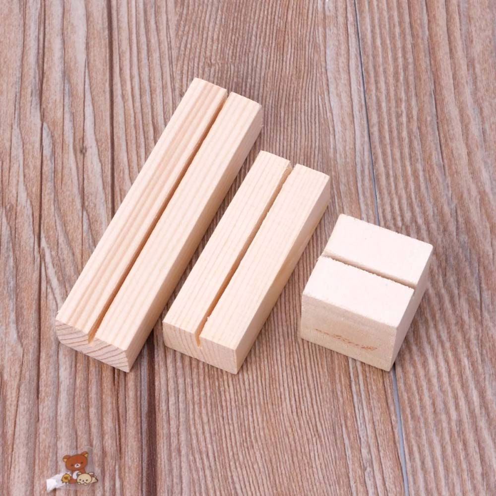 Giá Đỡ Kẹp Ảnh / Giấy Ghi Chú / Ảnh Để Bàn Bằng Gỗ Tự Nhiên Thanh Lịch81