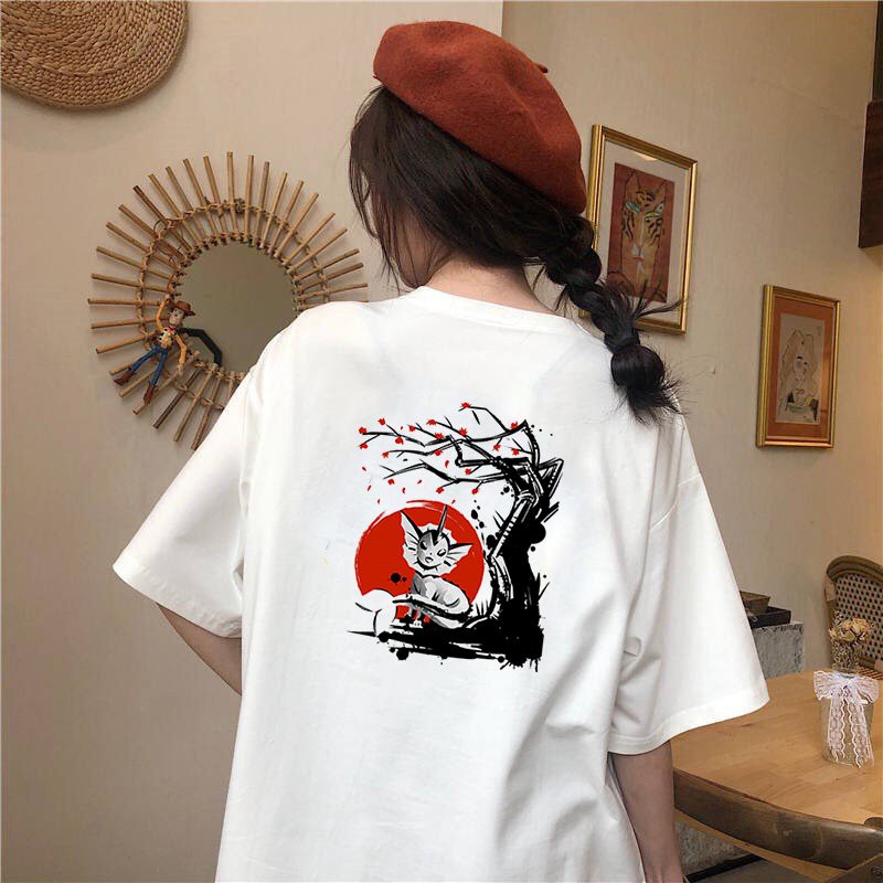 Áo thun form rộng tay lỡ Nhật Bản đẹp độc lạ vải dày mịn 2020T2335