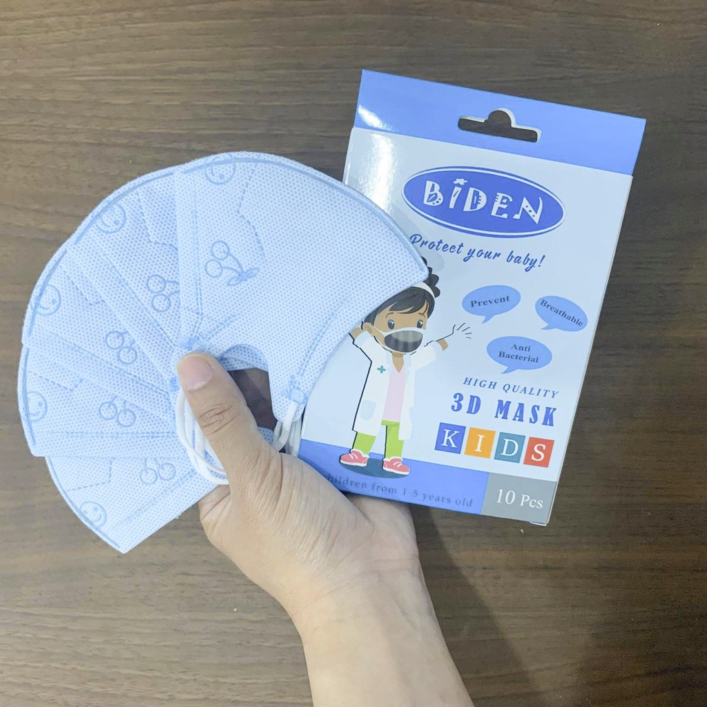 [CHÍNH HÃNG] Khẩu trang 5D Mask cho bé - Hộp 10 chiếc | BigBuy360 - bigbuy360.vn