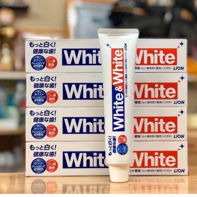 Kem đánh răng white & white Nhật bản